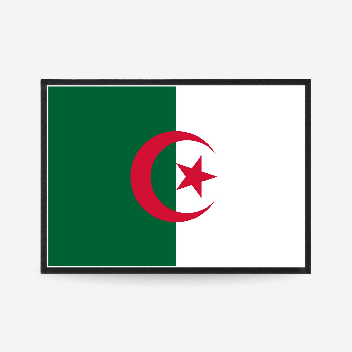 Poster of the flag of Algeria flag poster