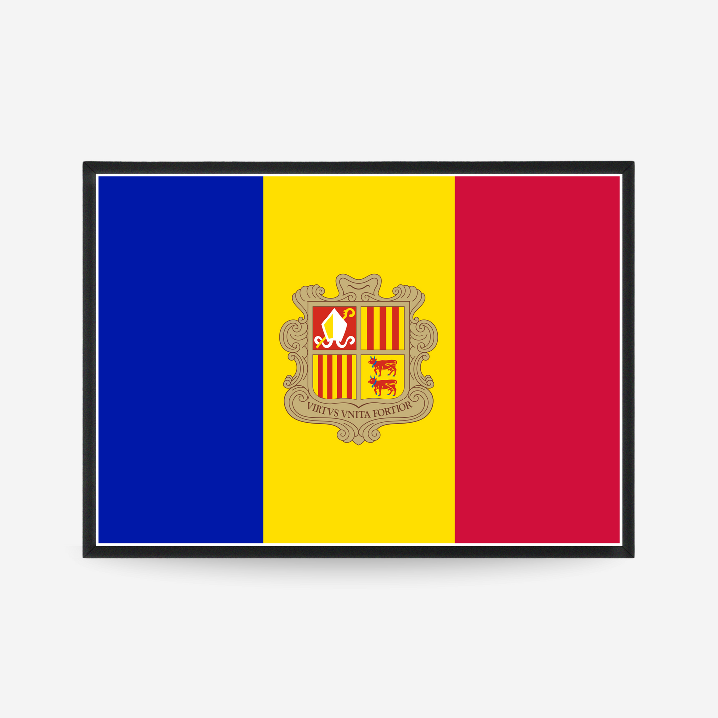Poster of the flag of Andorra flag poster
