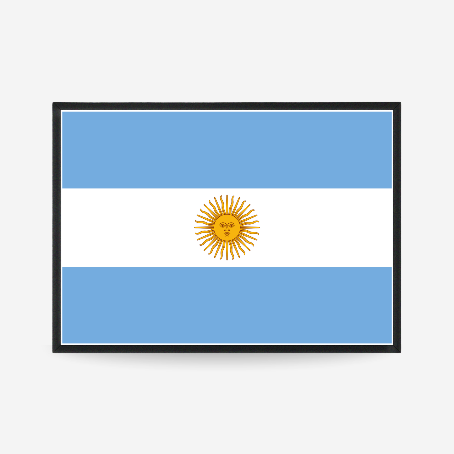 Poster of the flag of Argentina flag poster