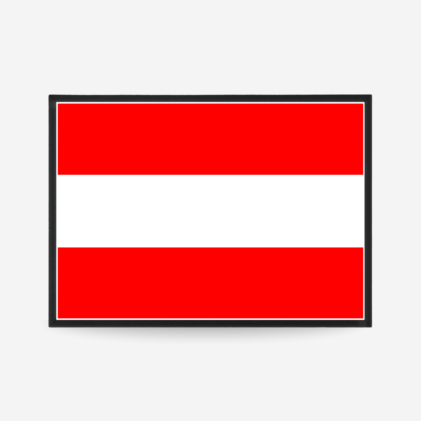 Poster of the flag of Austria flag poster