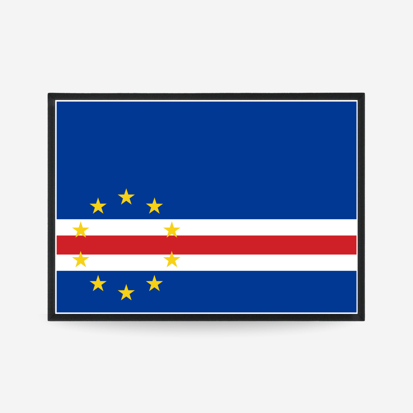 Poster of the flag of Cabo Verde flag poster