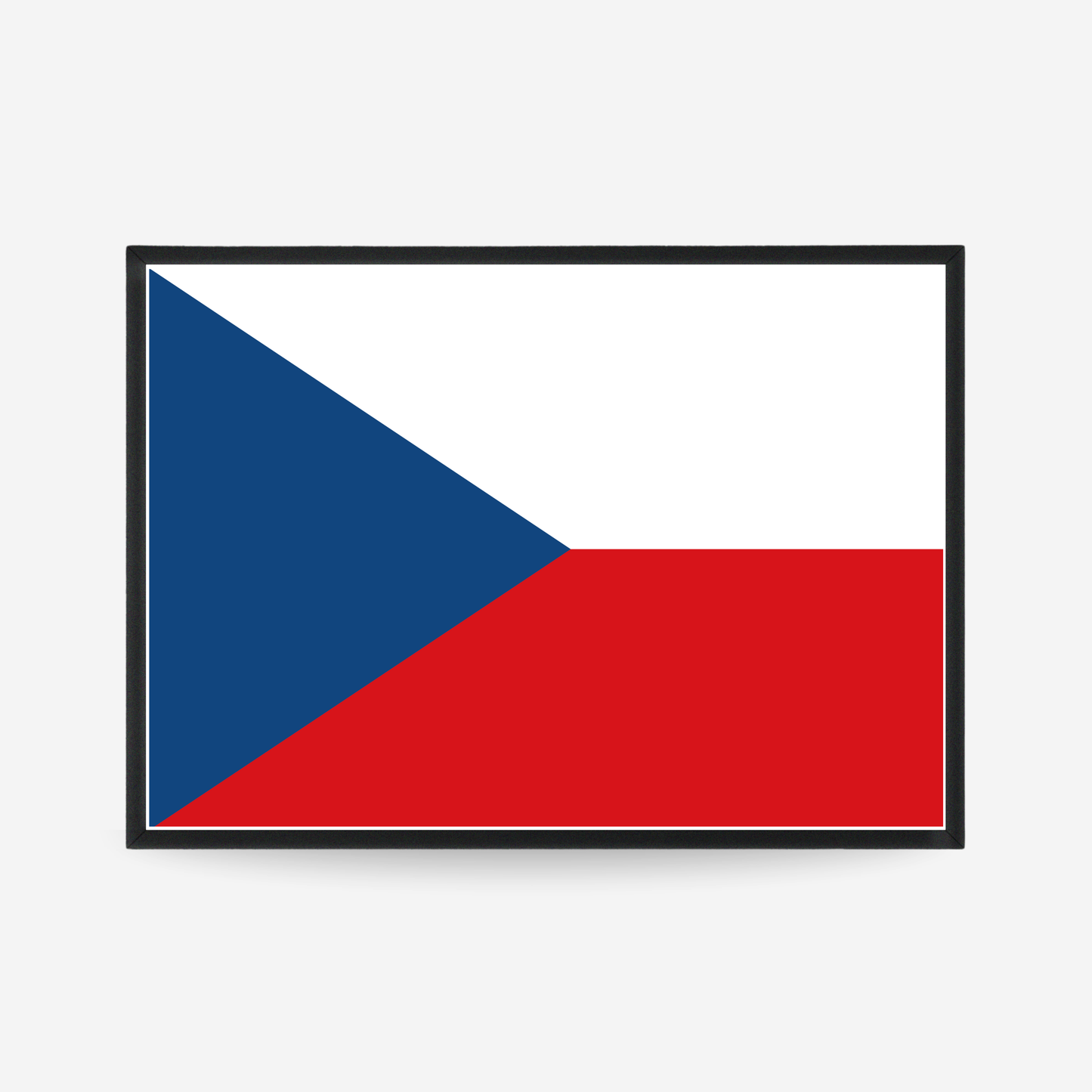 Poster of the flag of Czechia