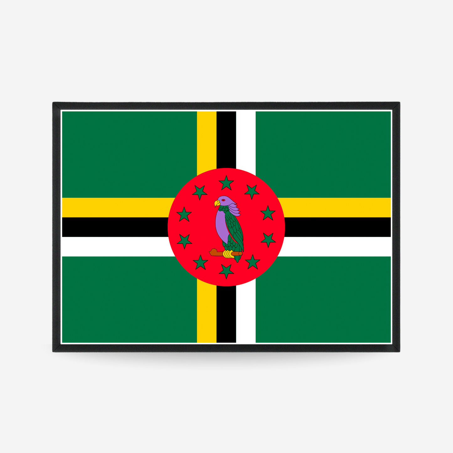 Poster of the flag of Dominica
