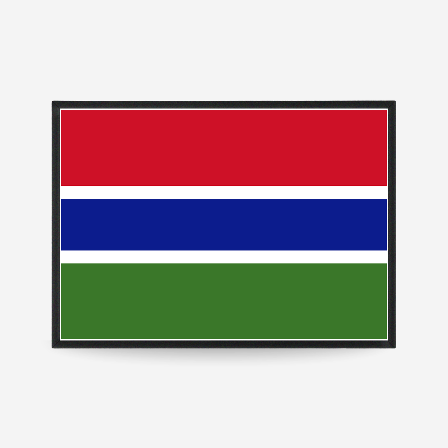 Poster of the flag of Gambia