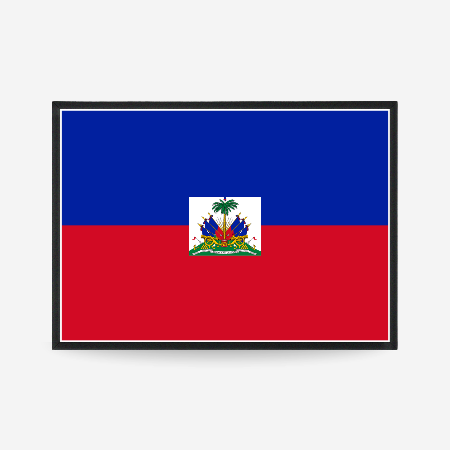 Poster of the flag of Haiti