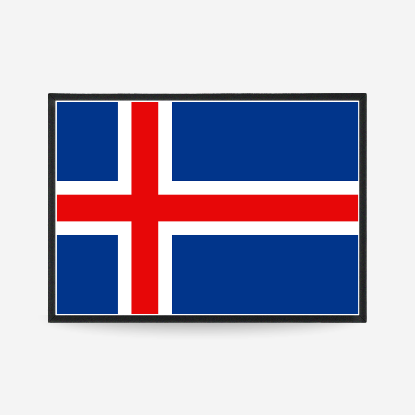 Poster of the flag of Iceland