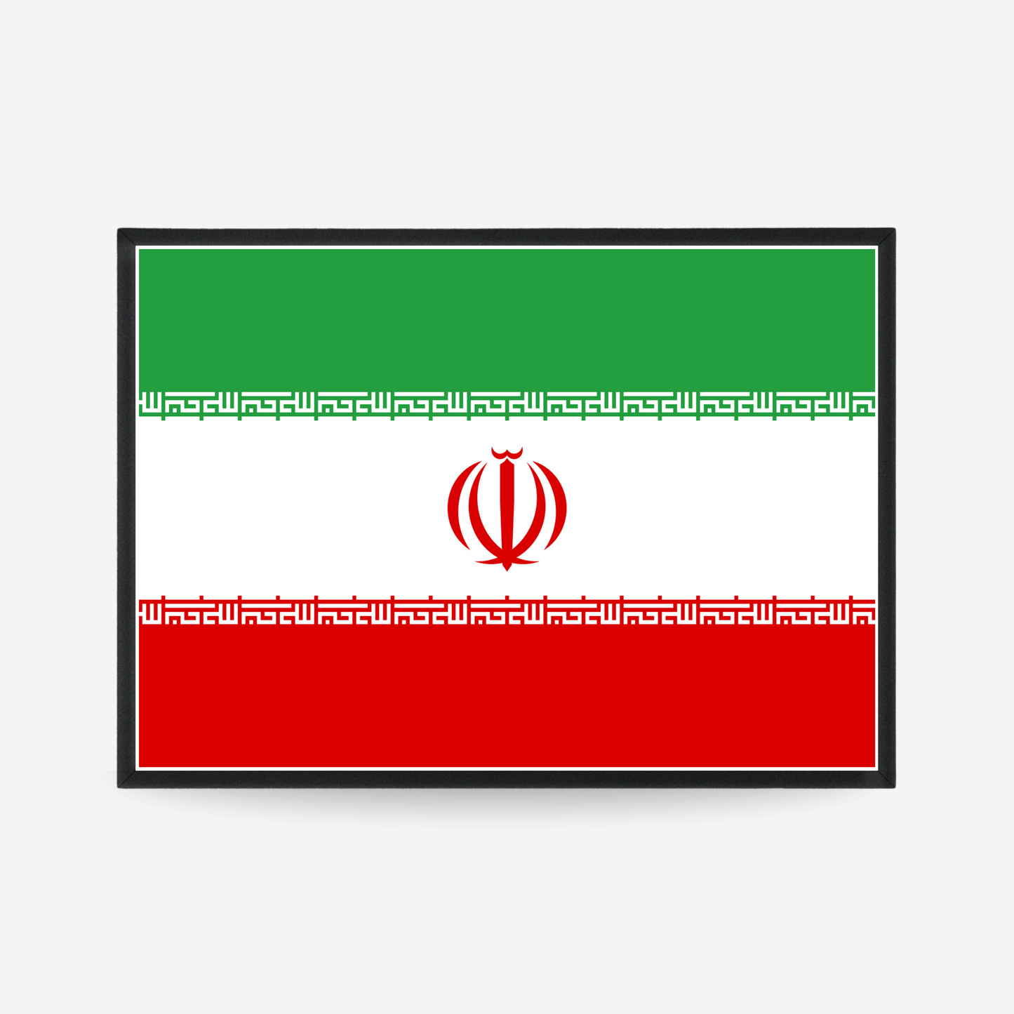 Poster of the flag of Iran