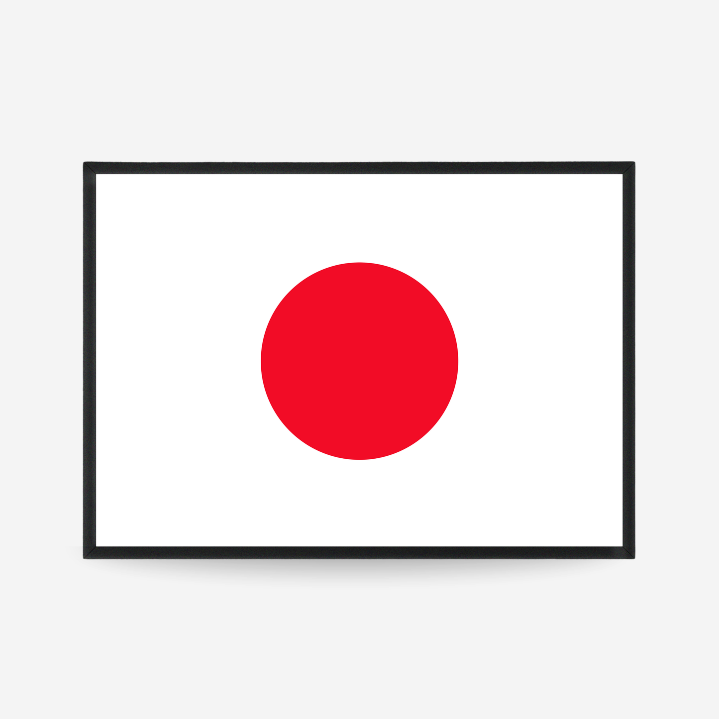Poster of the flag of Japan