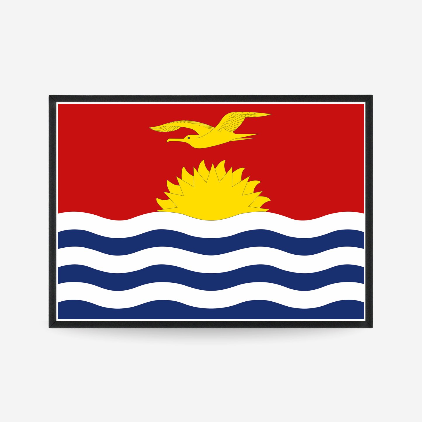 Poster of the flag of Kiribati