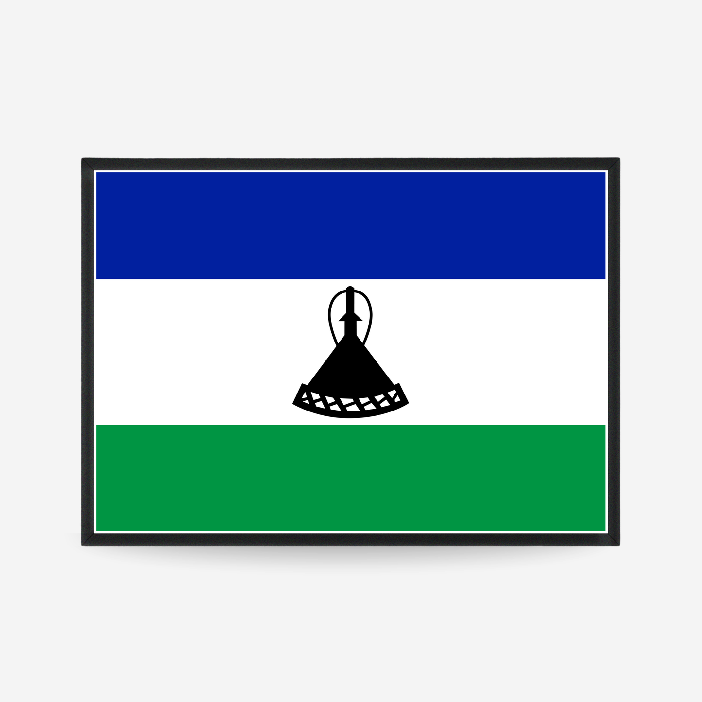 Poster of the flag of Lesotho