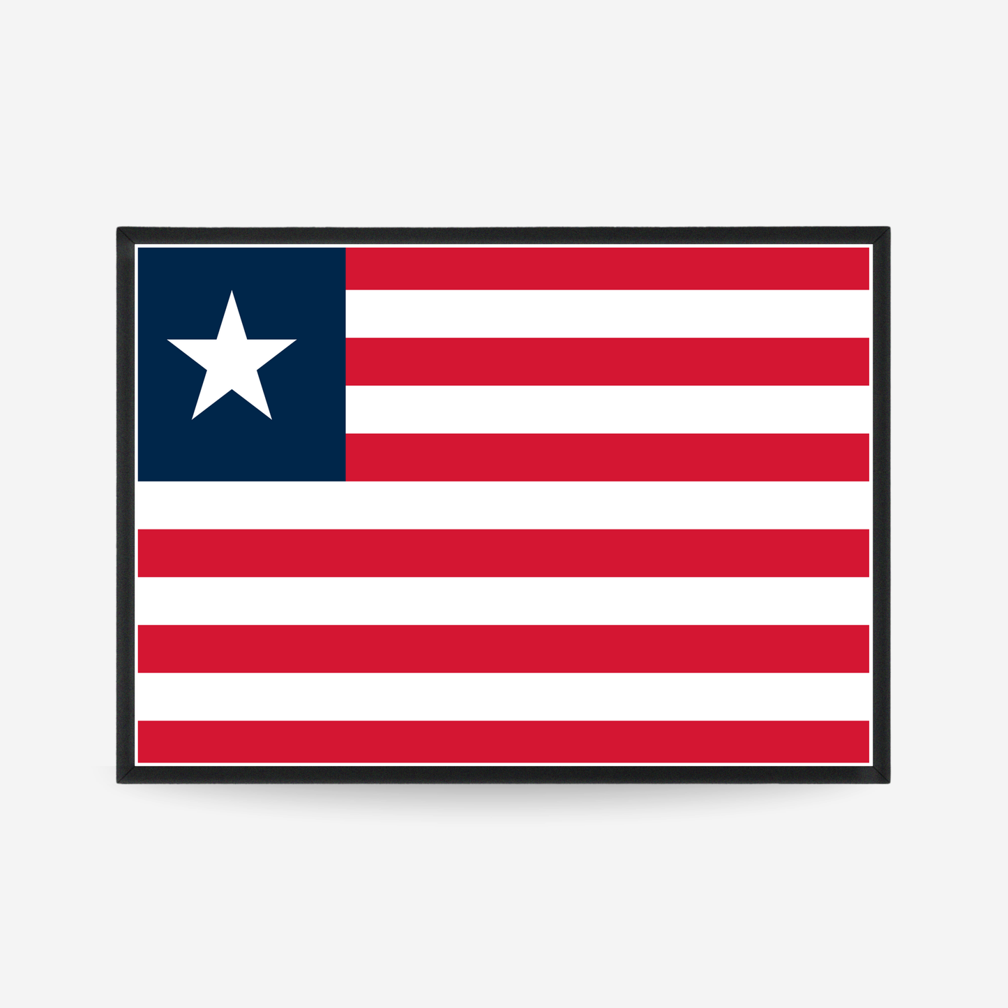 Poster of the flag of Liberia