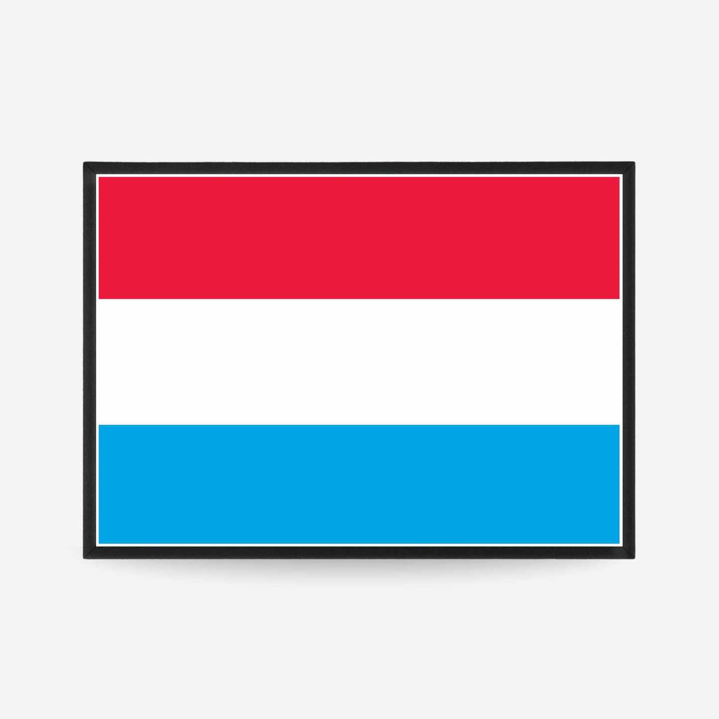 Poster of the flag of Luxembourg