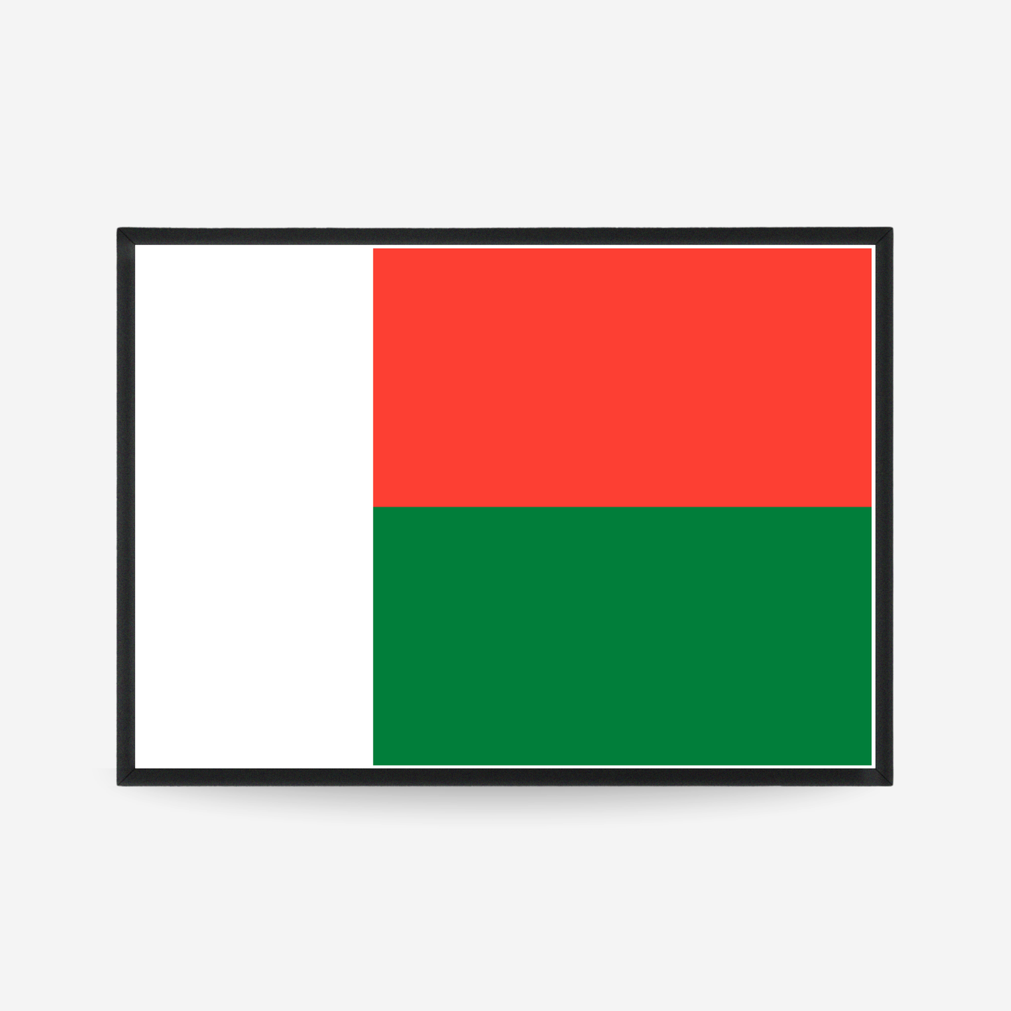Poster of the flag of Madagascar