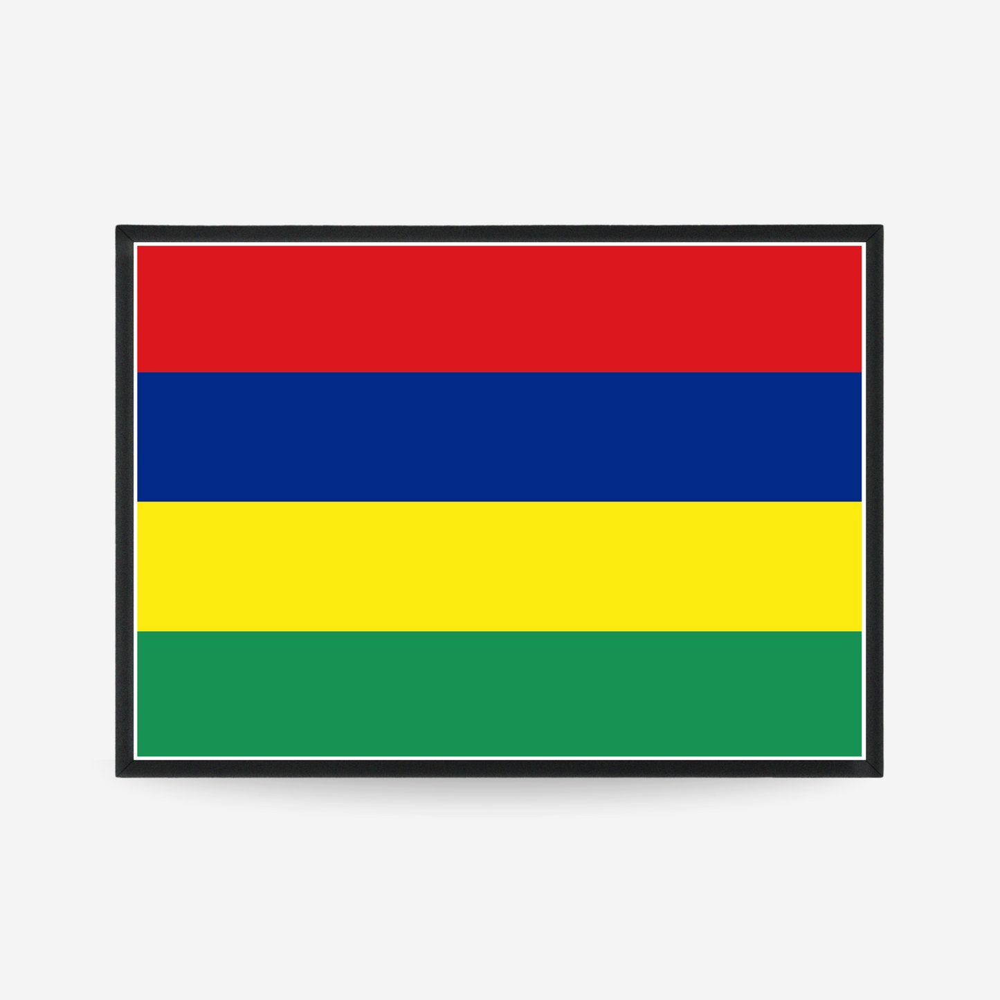 Poster of the flag of Mauritius