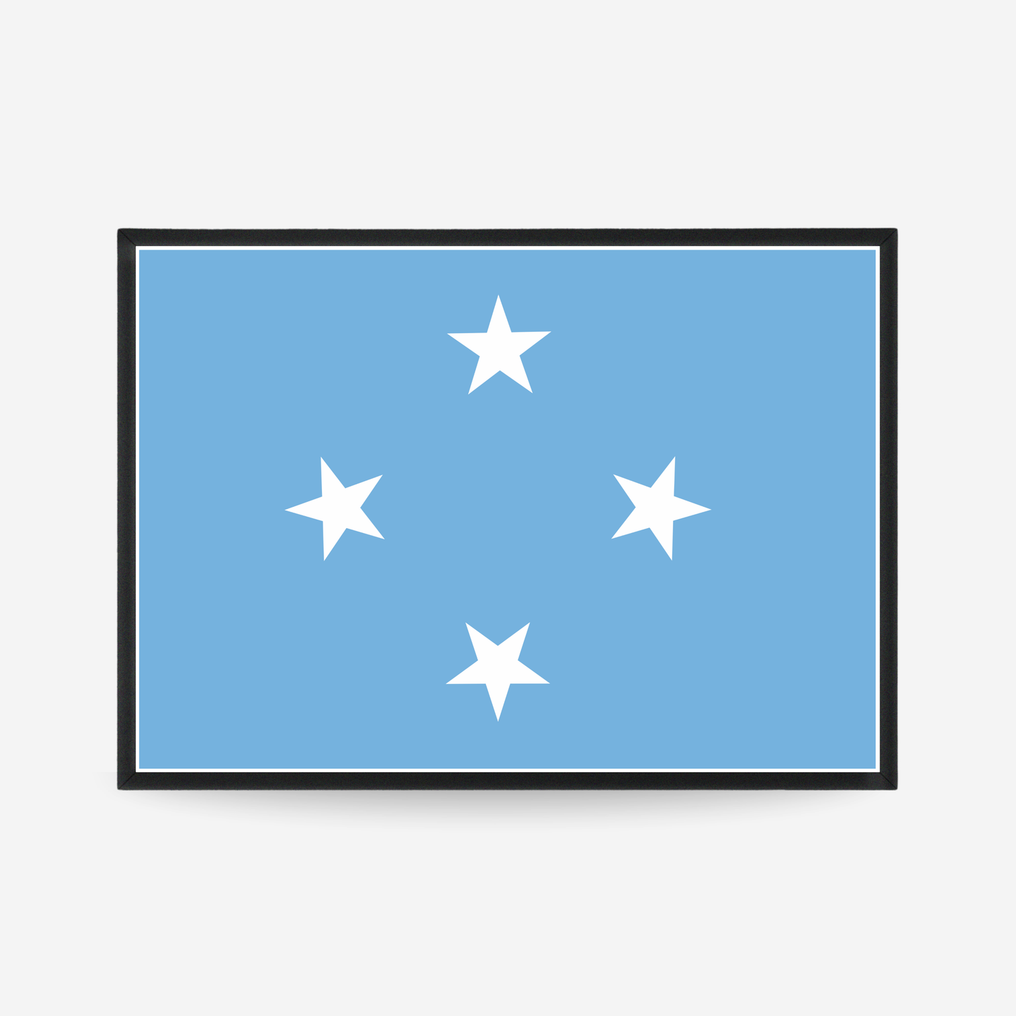 Poster of the flag of Micronesia