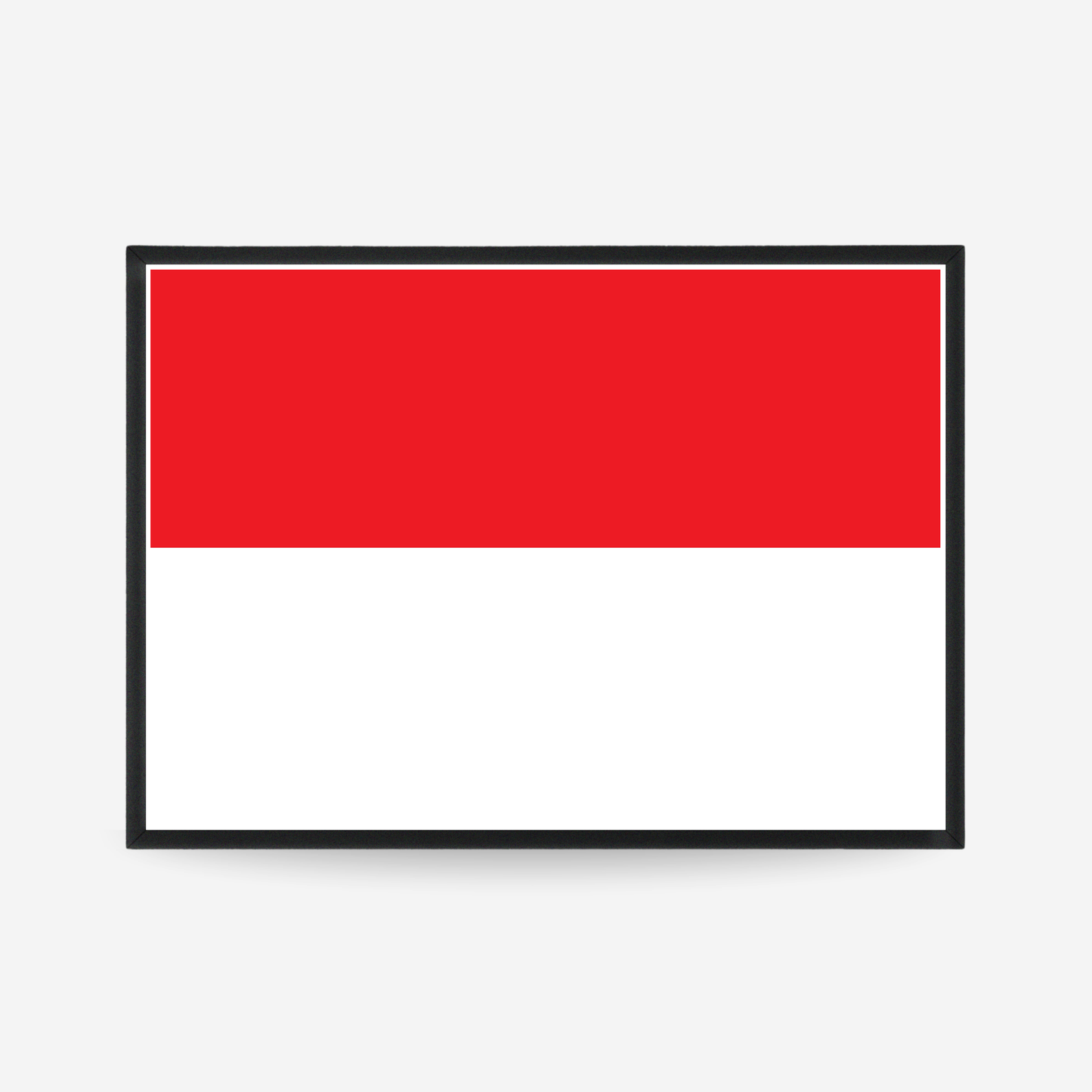 Poster of the flag of Monaco