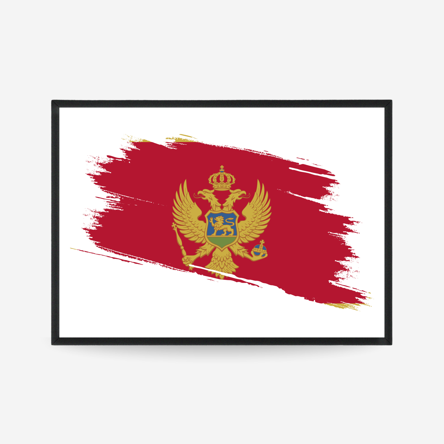 Poster of the flag of Montenegro