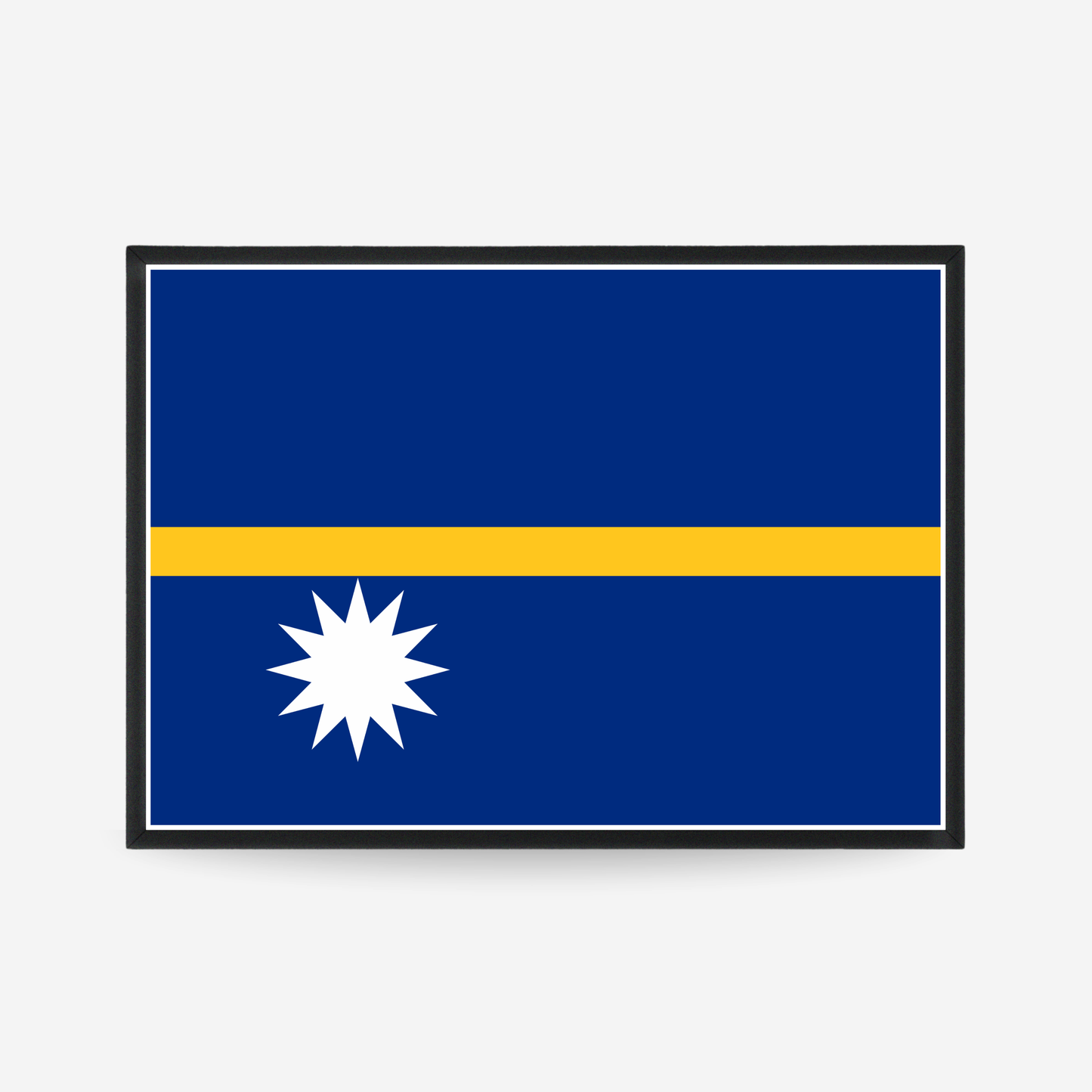 Poster of the flag of Nauru