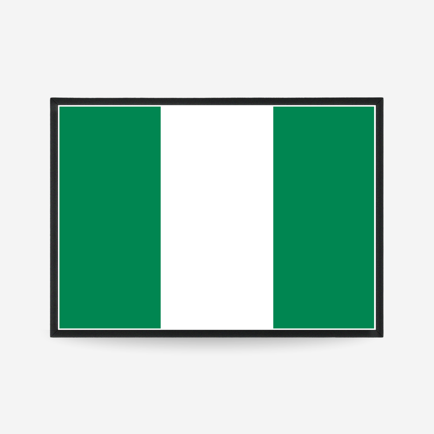 Poster of the flag of Nigeria