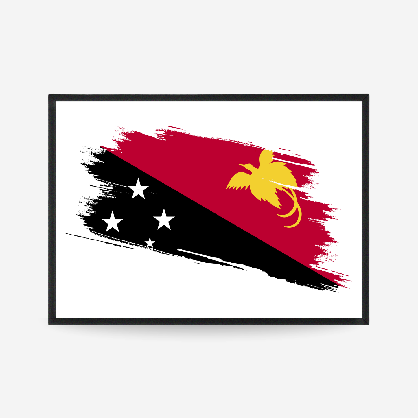 Poster of the flag of Papua New Guinea