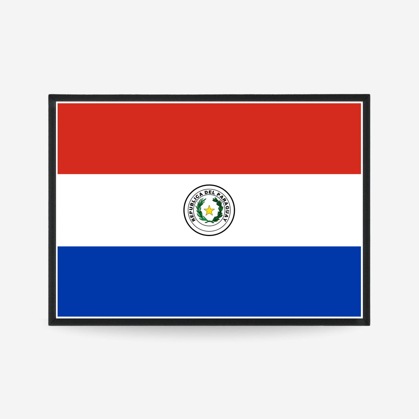 Poster of the flag of Paraguay