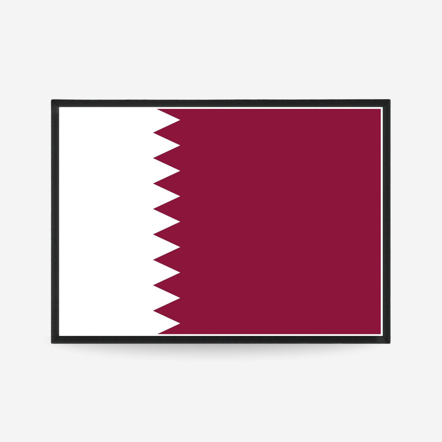 Poster of the flag of Qatar