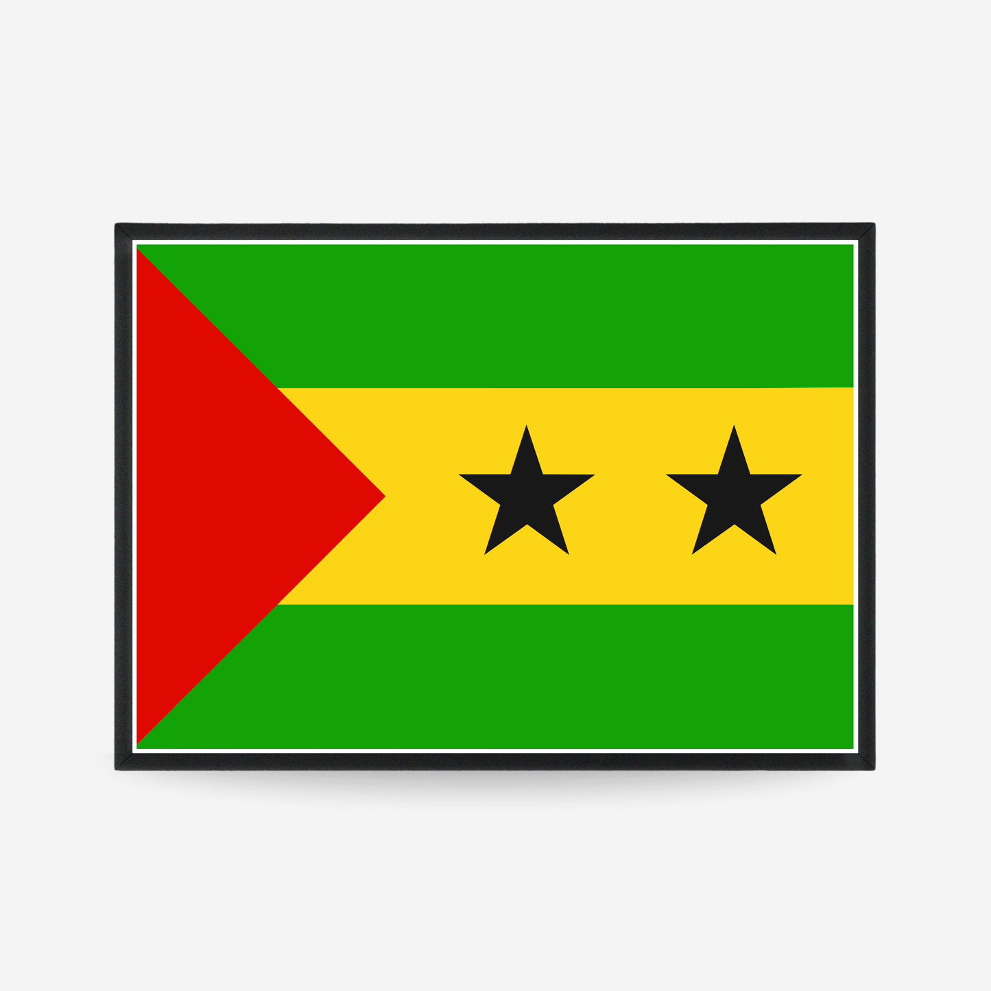 Poster of the flag of São Tomé and Príncipe