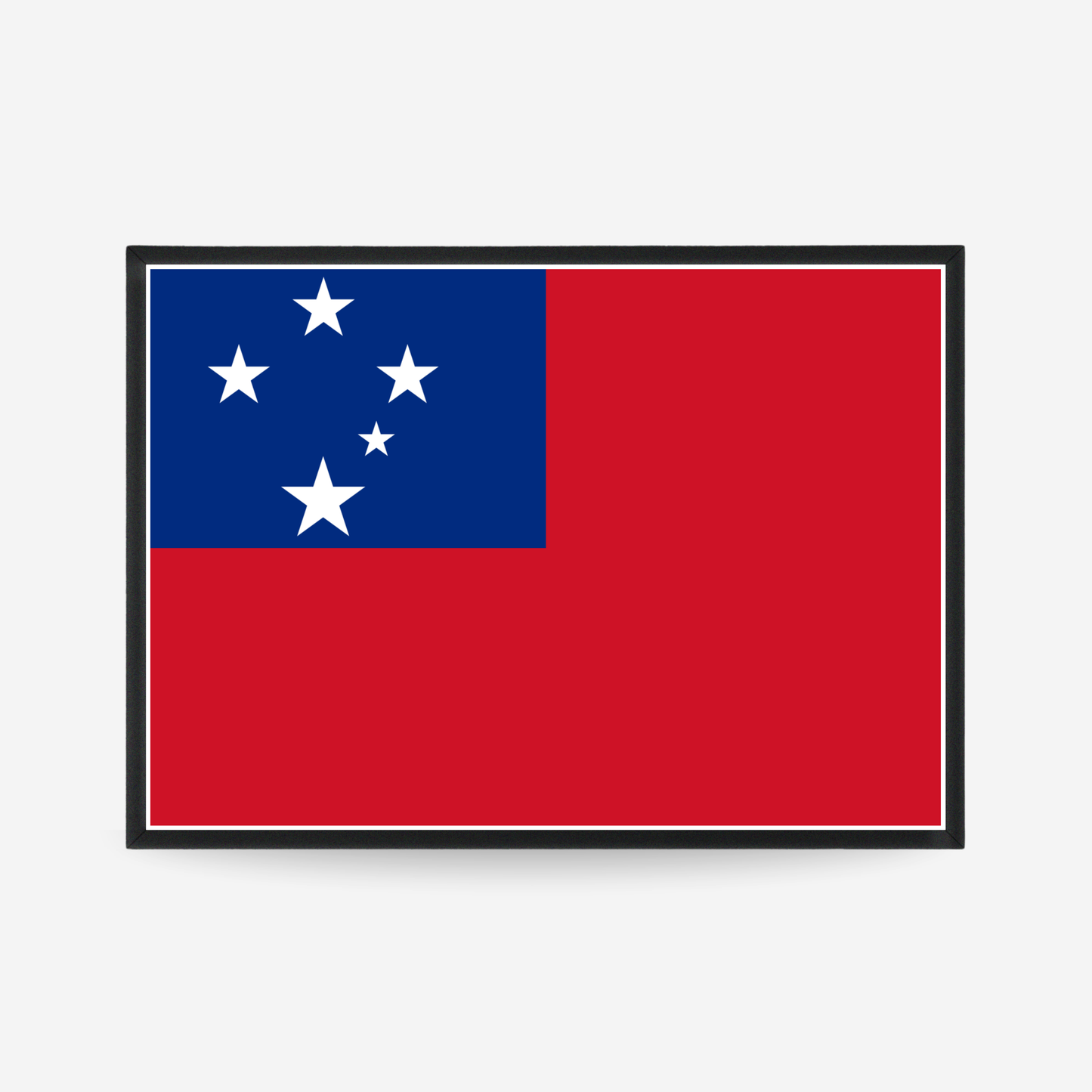 Poster of the flag of Samoa