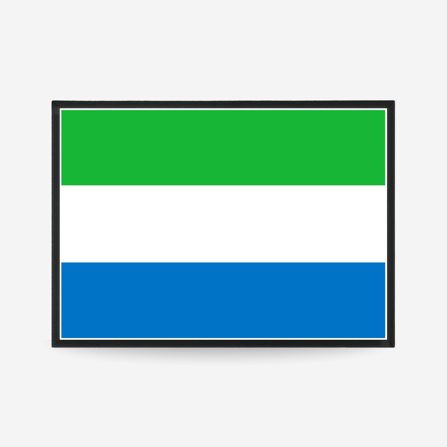 Poster of the flag of Sierra Leone