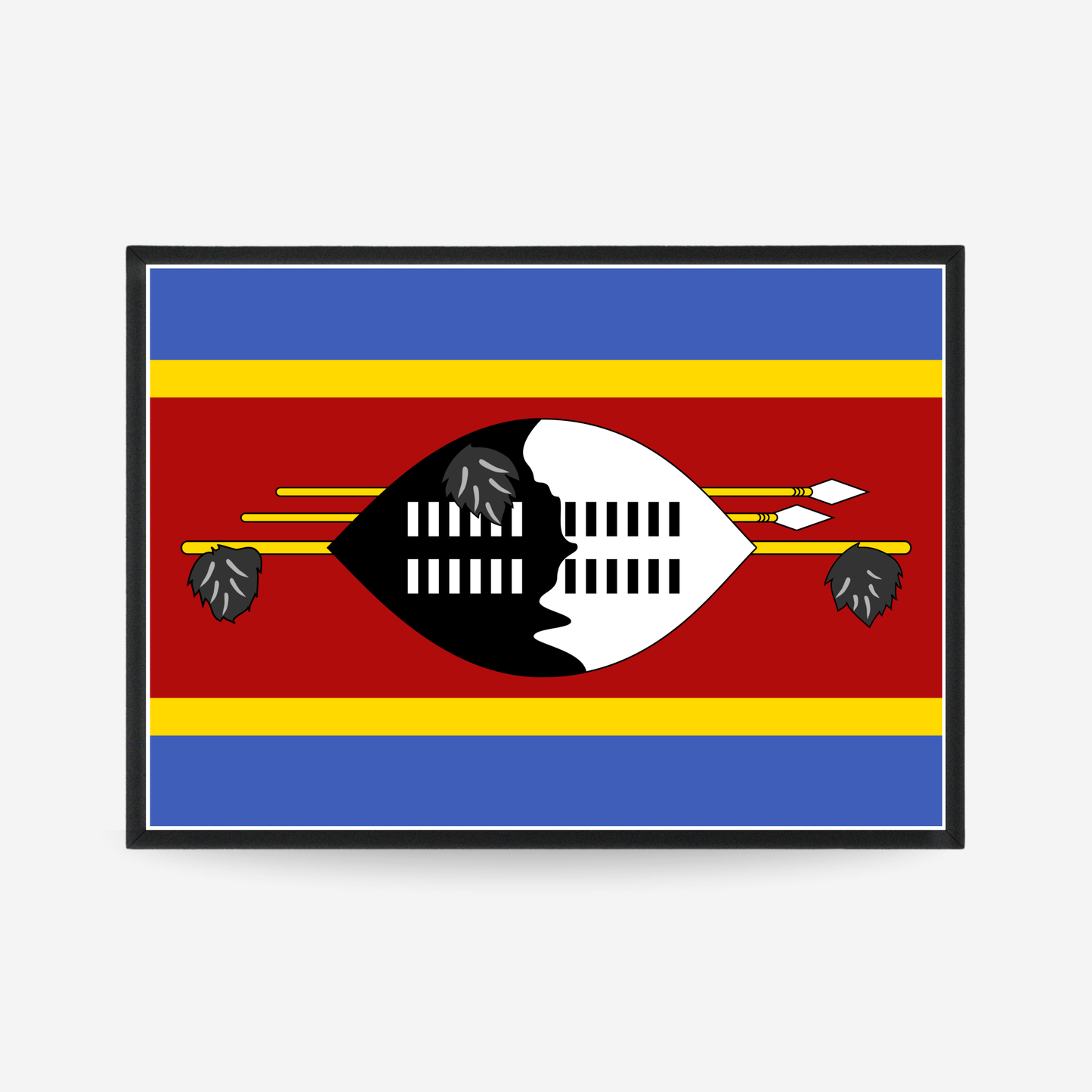 Poster of the flag of Swaziland