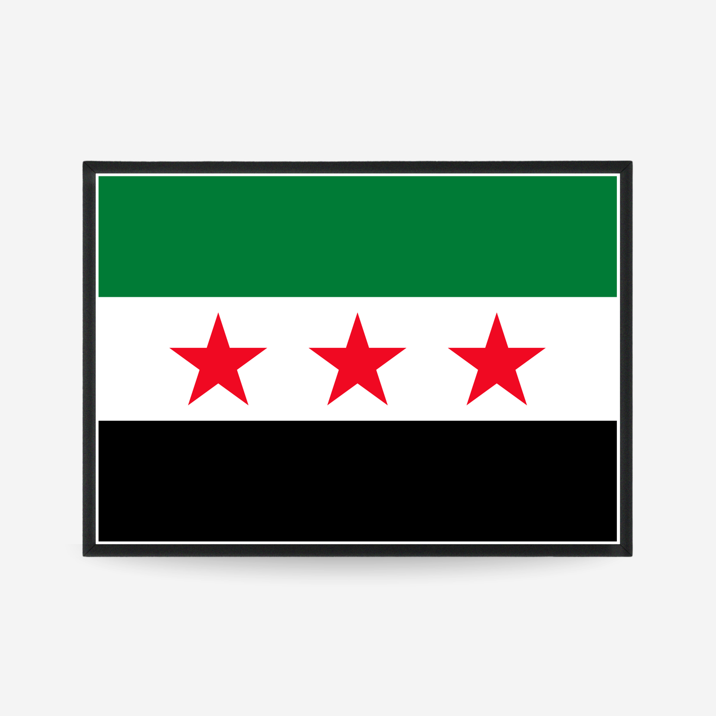 Poster of the flag of Syria