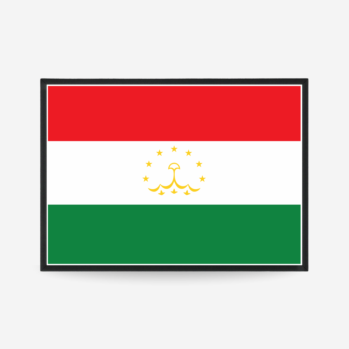 Poster of the flag of Tajikistan