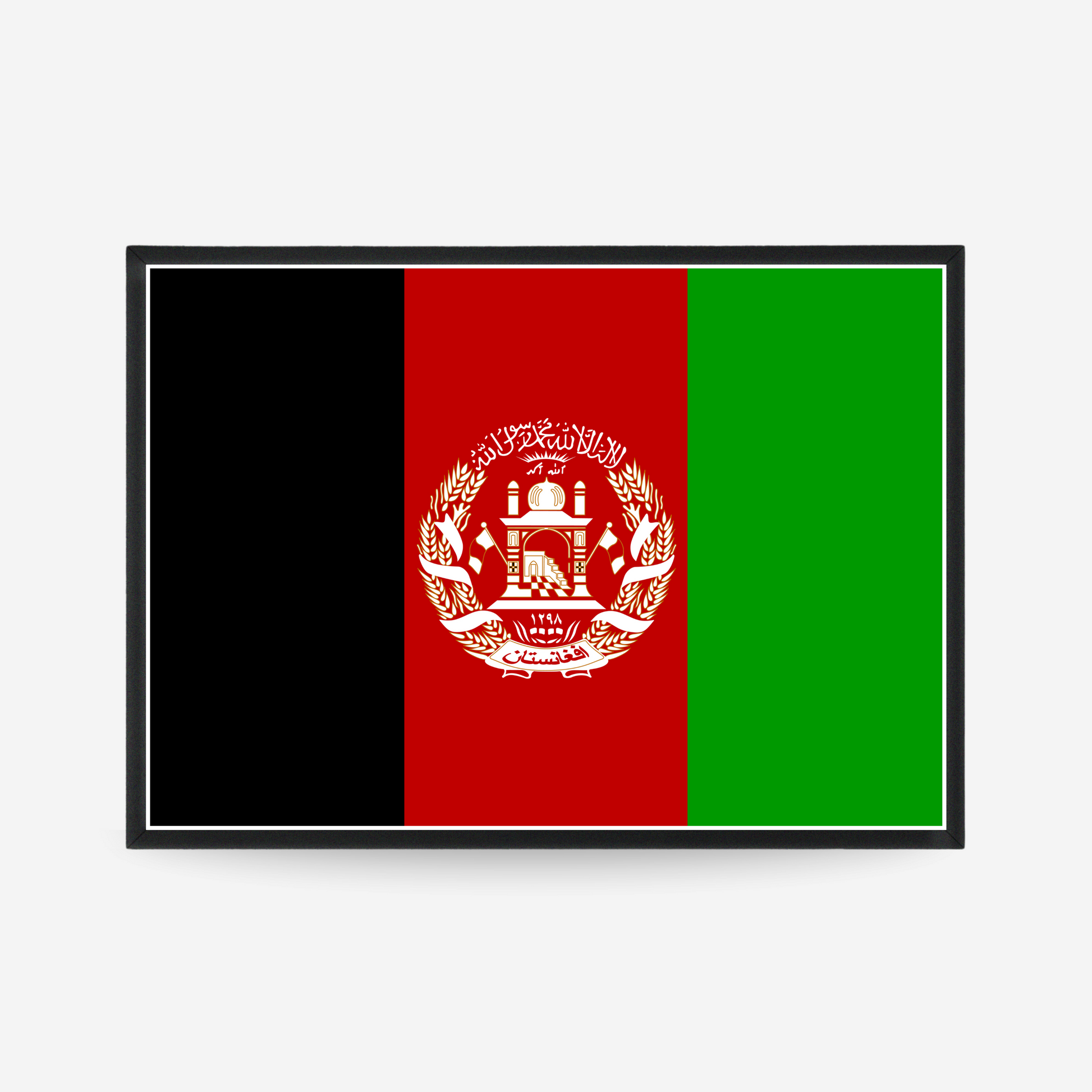 Poster of the flag of Afghanistan flag poster
