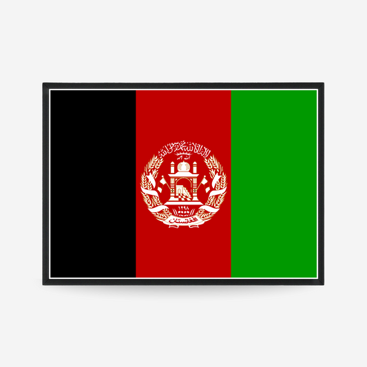 Poster of the flag of Afghanistan flag poster
