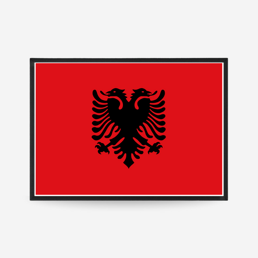 Poster of the flag of Albania flag poster
