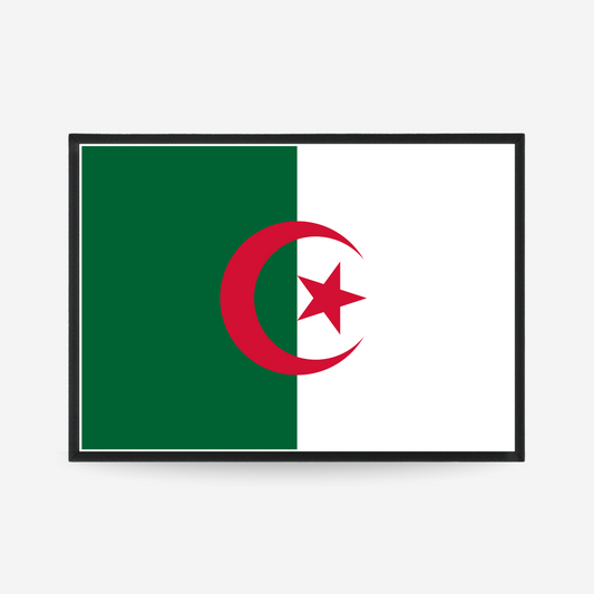 Poster of the flag of Algeria flag poster
