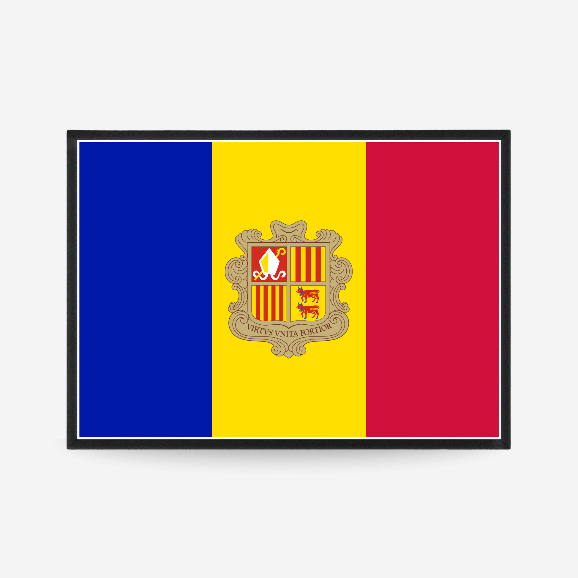 Poster of the flag of Andorra flag poster
