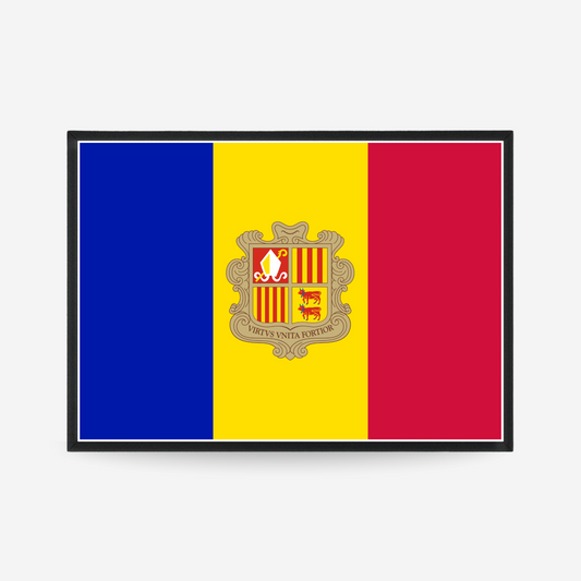 Poster of the flag of Andorra flag poster
