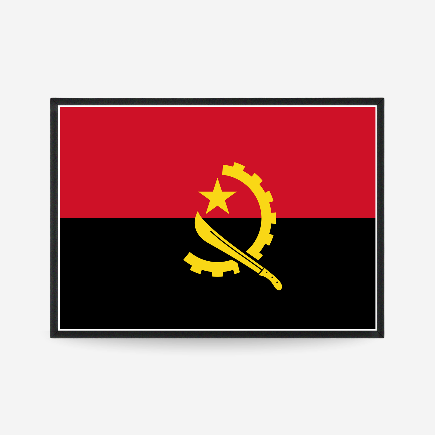 Poster of the flag of Angola flag poster
