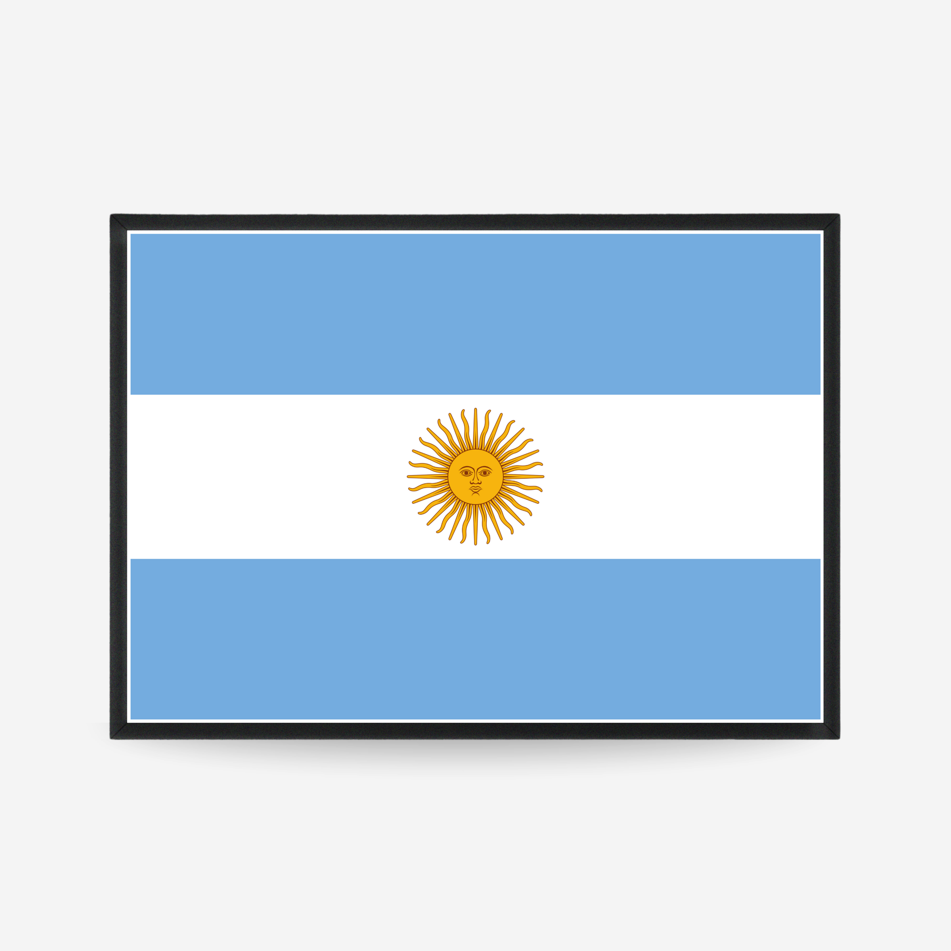 Poster of the flag of Argentina flag poster
