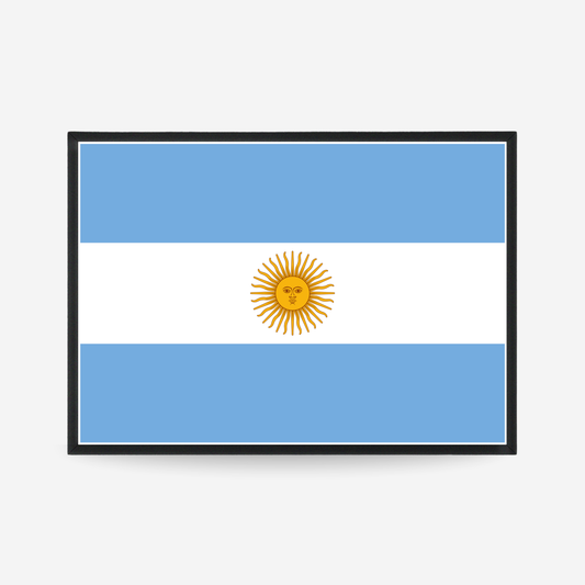 Poster of the flag of Argentina flag poster
