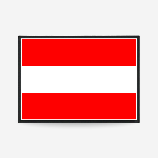 Poster of the flag of Austria flag poster
