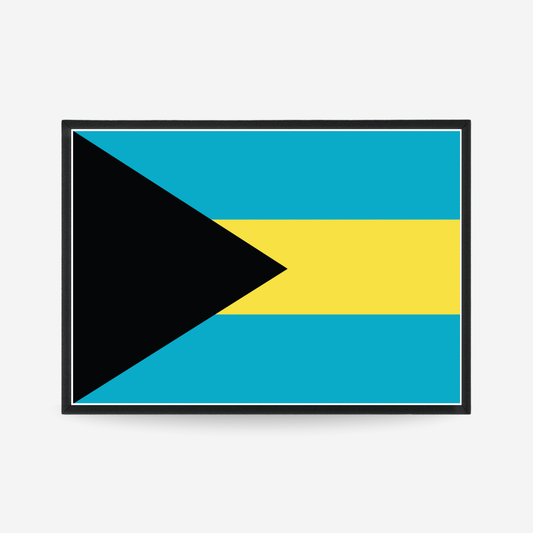 Poster of the flag of Bahamas flag poster