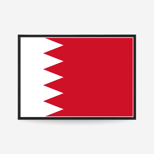 Poster of the flag of Bahrain flag poster
