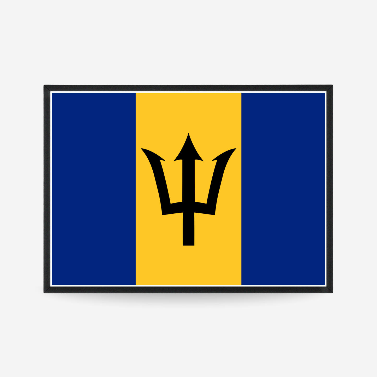 Poster of the flag of Barbados flag poster
