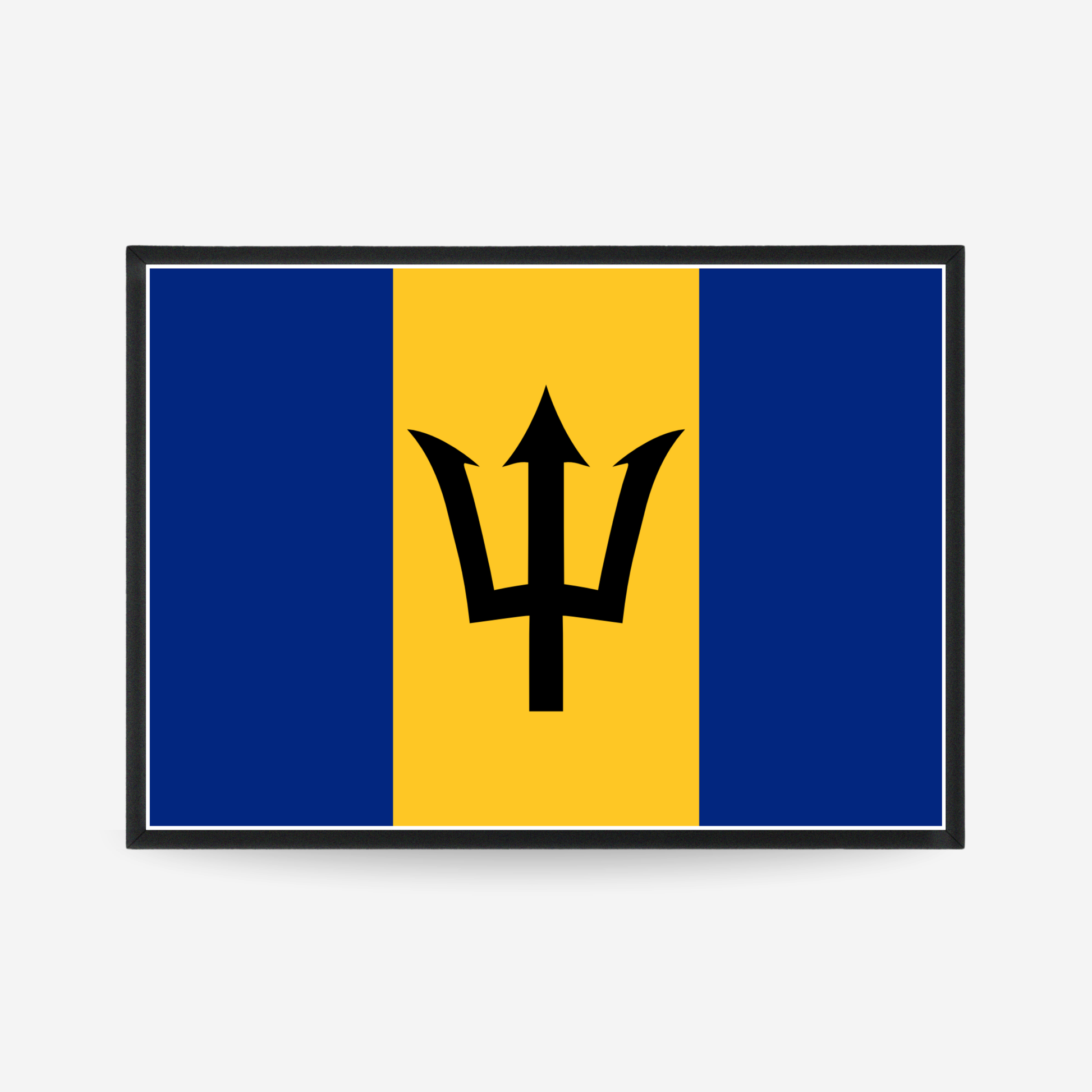Poster of the flag of Barbados flag poster
