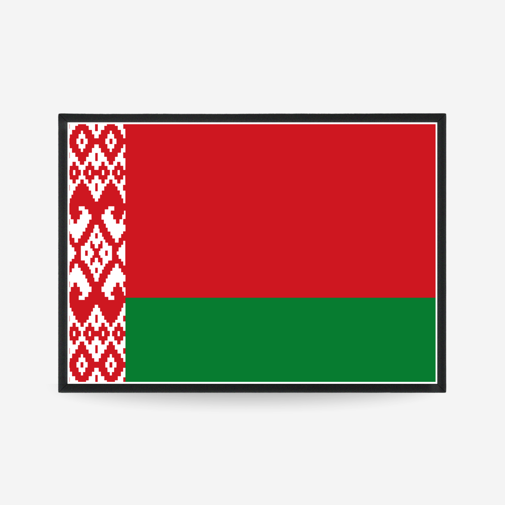 Poster of the flag of Belarus flag poster
