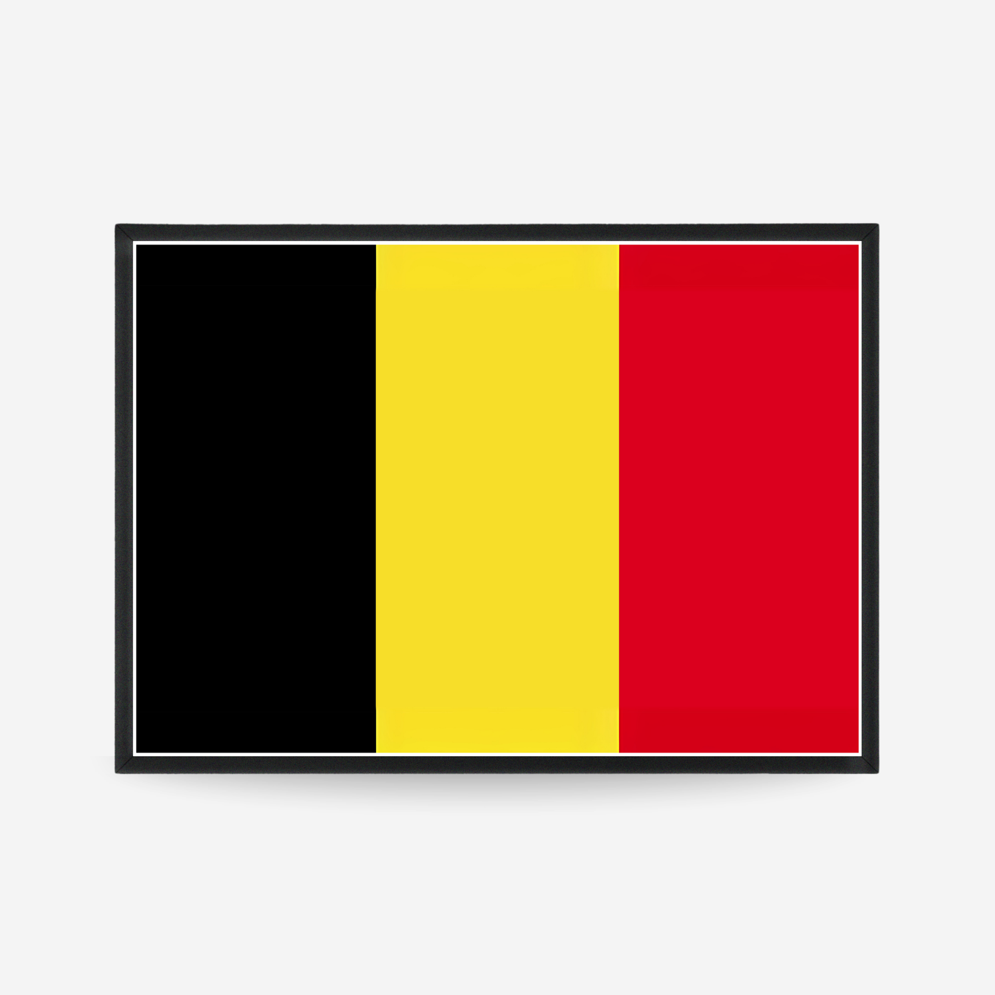 Poster of the flag of Belgium flag poster