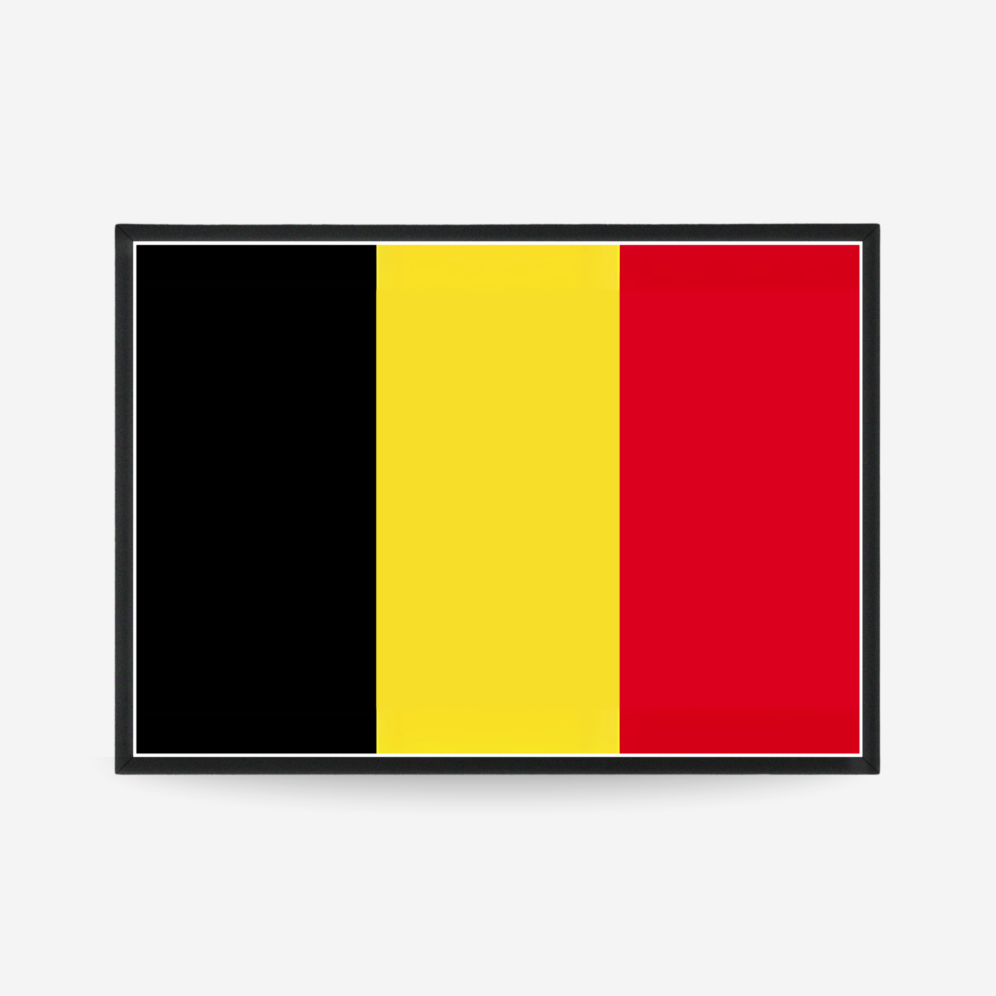 Poster of the flag of Belgium flag poster
