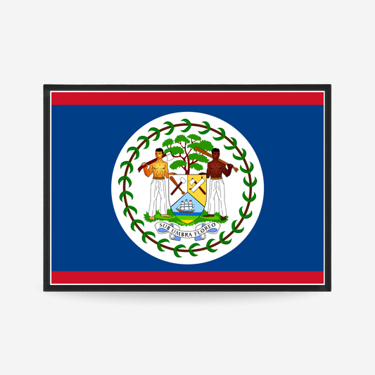 Poster of the flag of Belize flag poster
